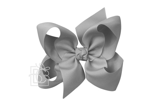 5.5 inch Grey Bow