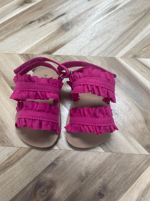 Fuchsia Double Sandal