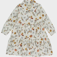 Vignette Judy Dress- Cream & Autumn Ditsy Floral