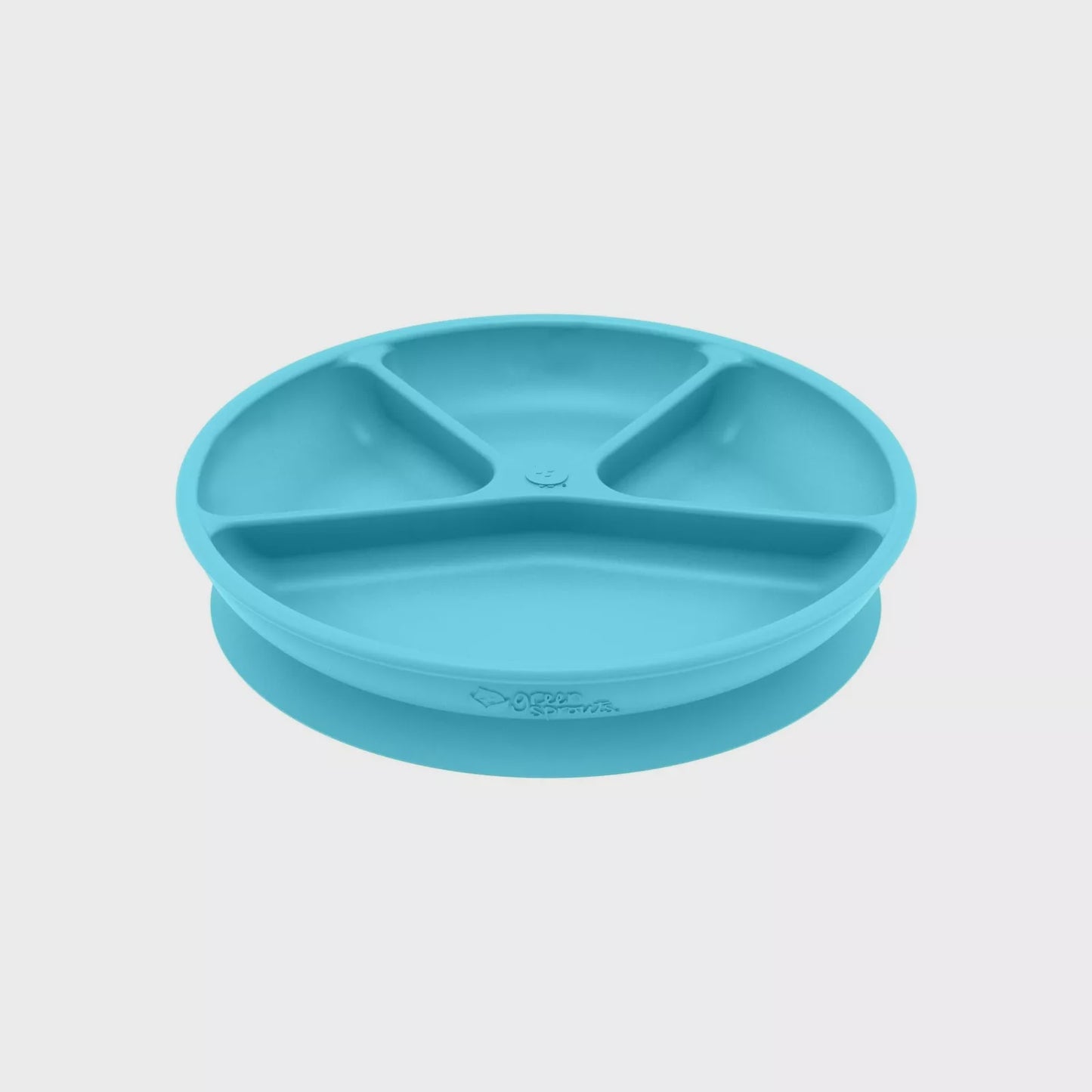 Blue Silicone Learning Plate