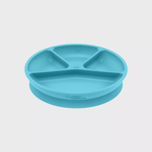 Blue Silicone Learning Plate