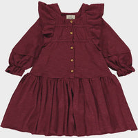 Vignette Gabby Dress-Maroon