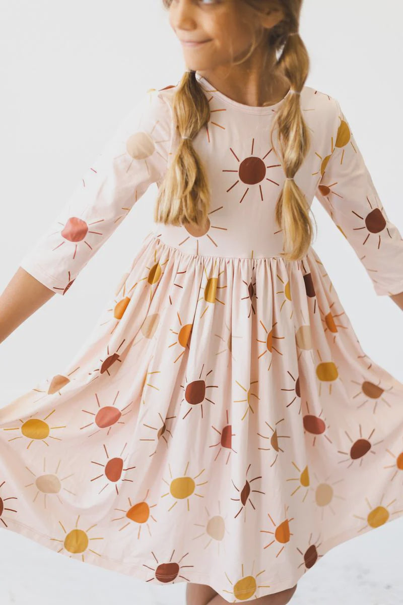 Golden Hour Twirl Dress