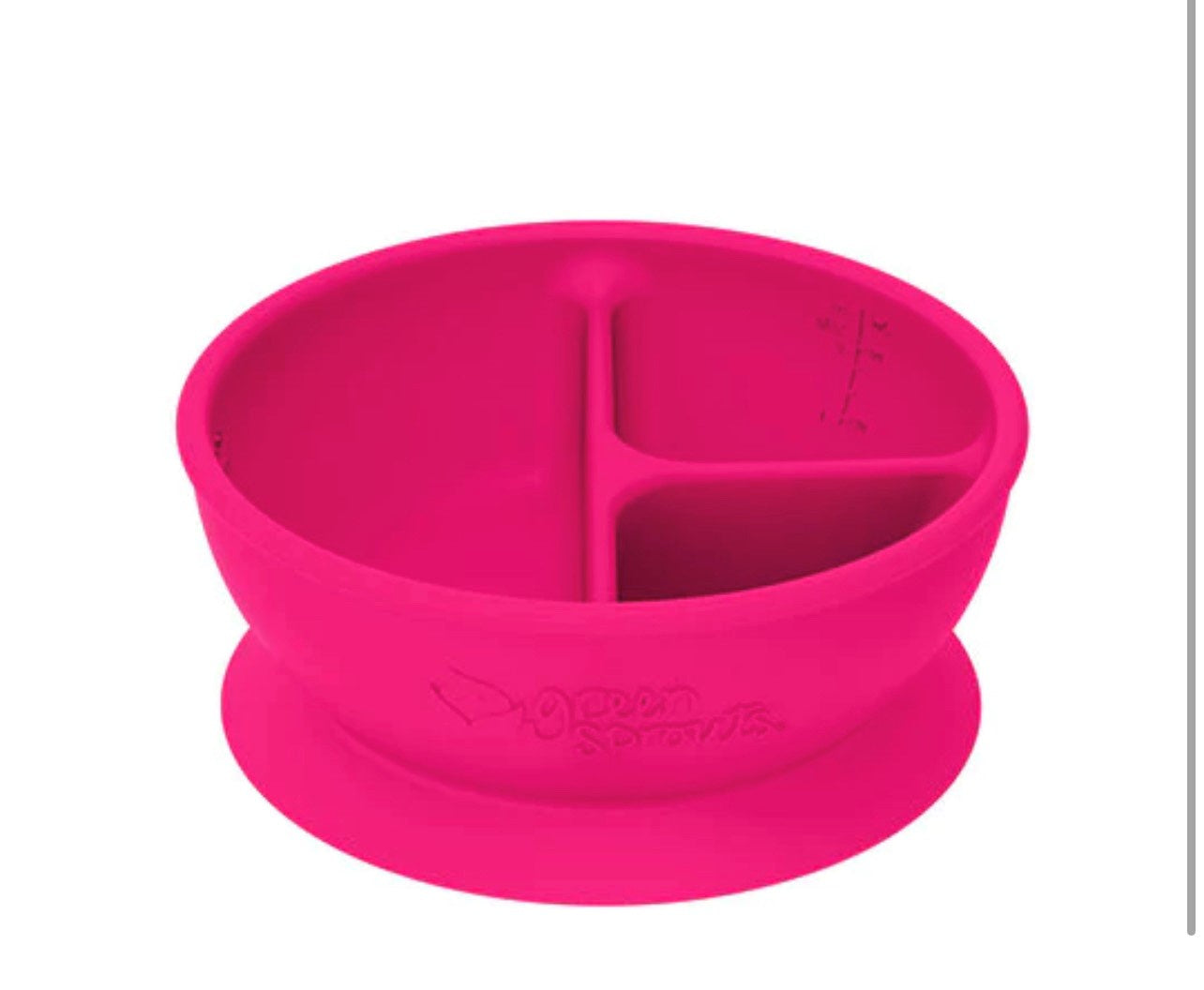 Pink Silicone Learning Bowl