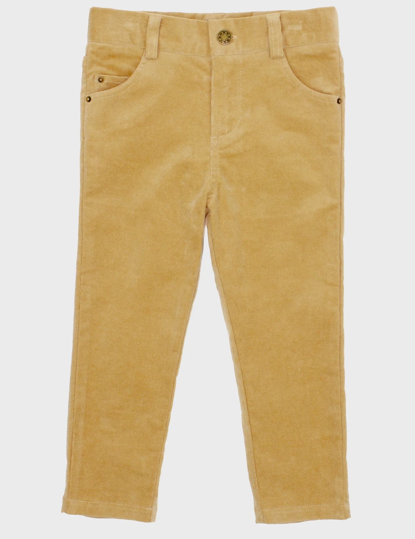 Boys Pinwale Cord Pant in Camel