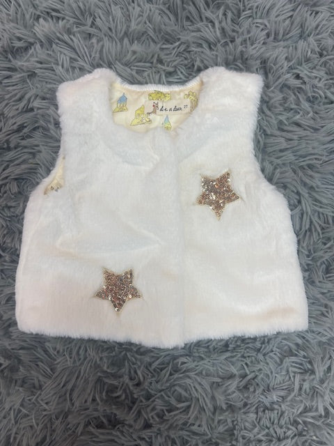 Sequin Star Vest