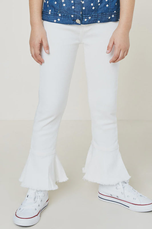 White Flare Jeans