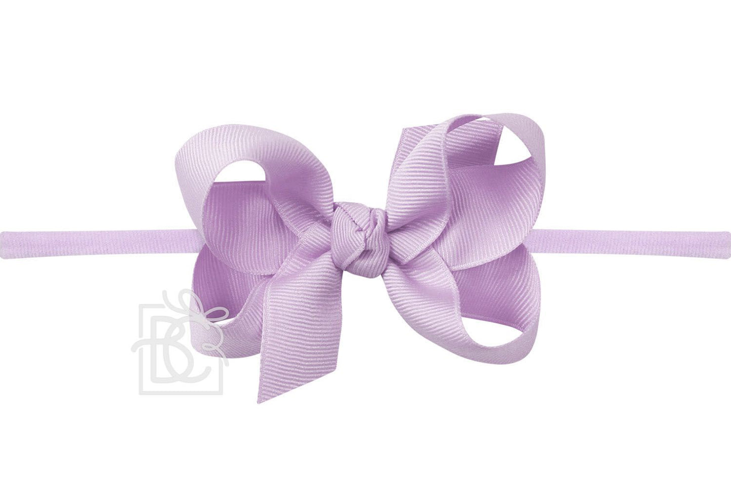 Light Orchid 1/4" Pantyhose Headband w/ 3.5"  Bow