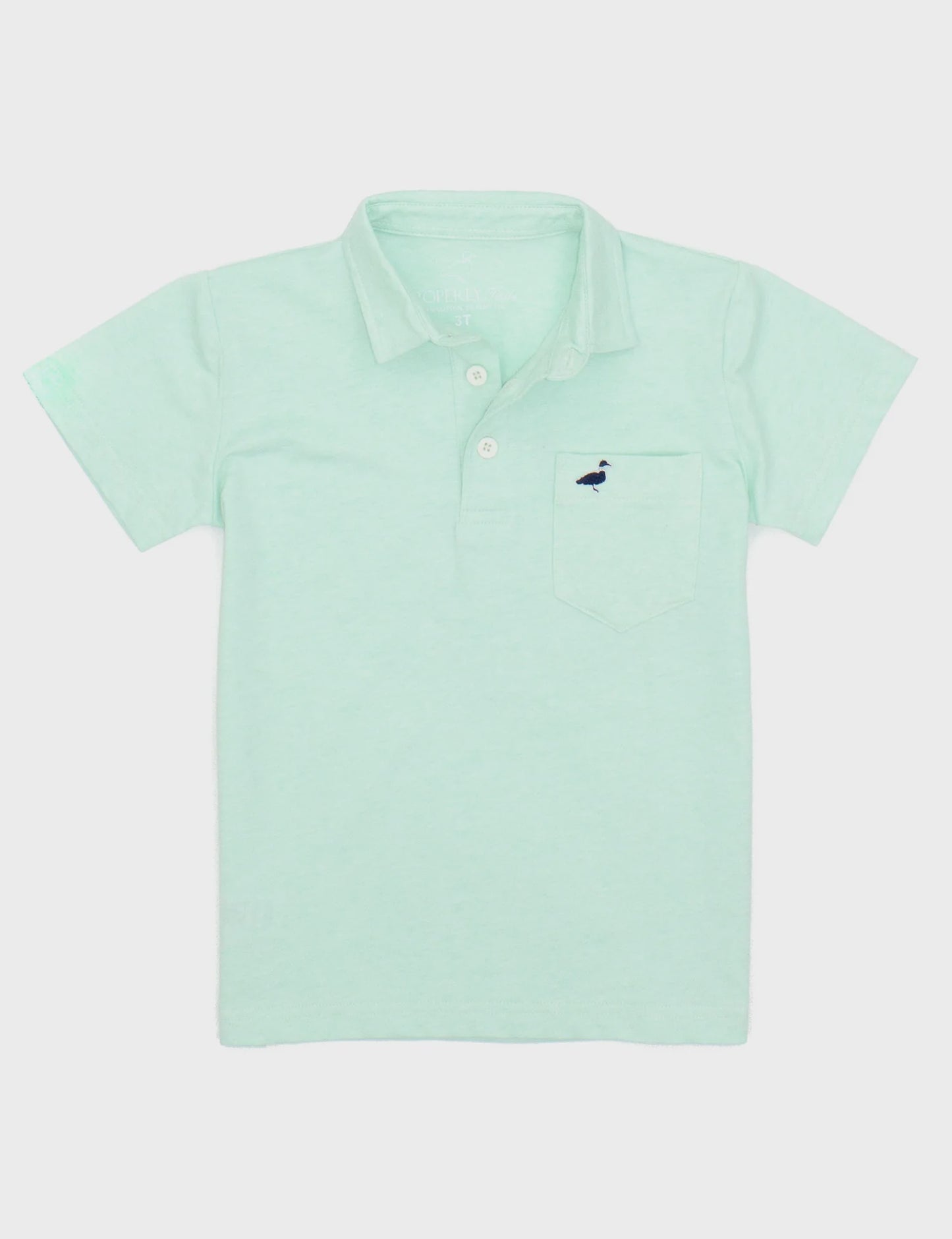 Properly Tied Harrison Pocket Polo Seafoam