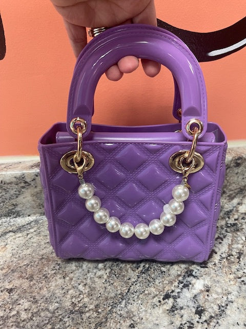 Pearl Purple Jelly Purse