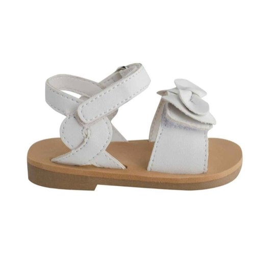 White Sandal Bow Girl